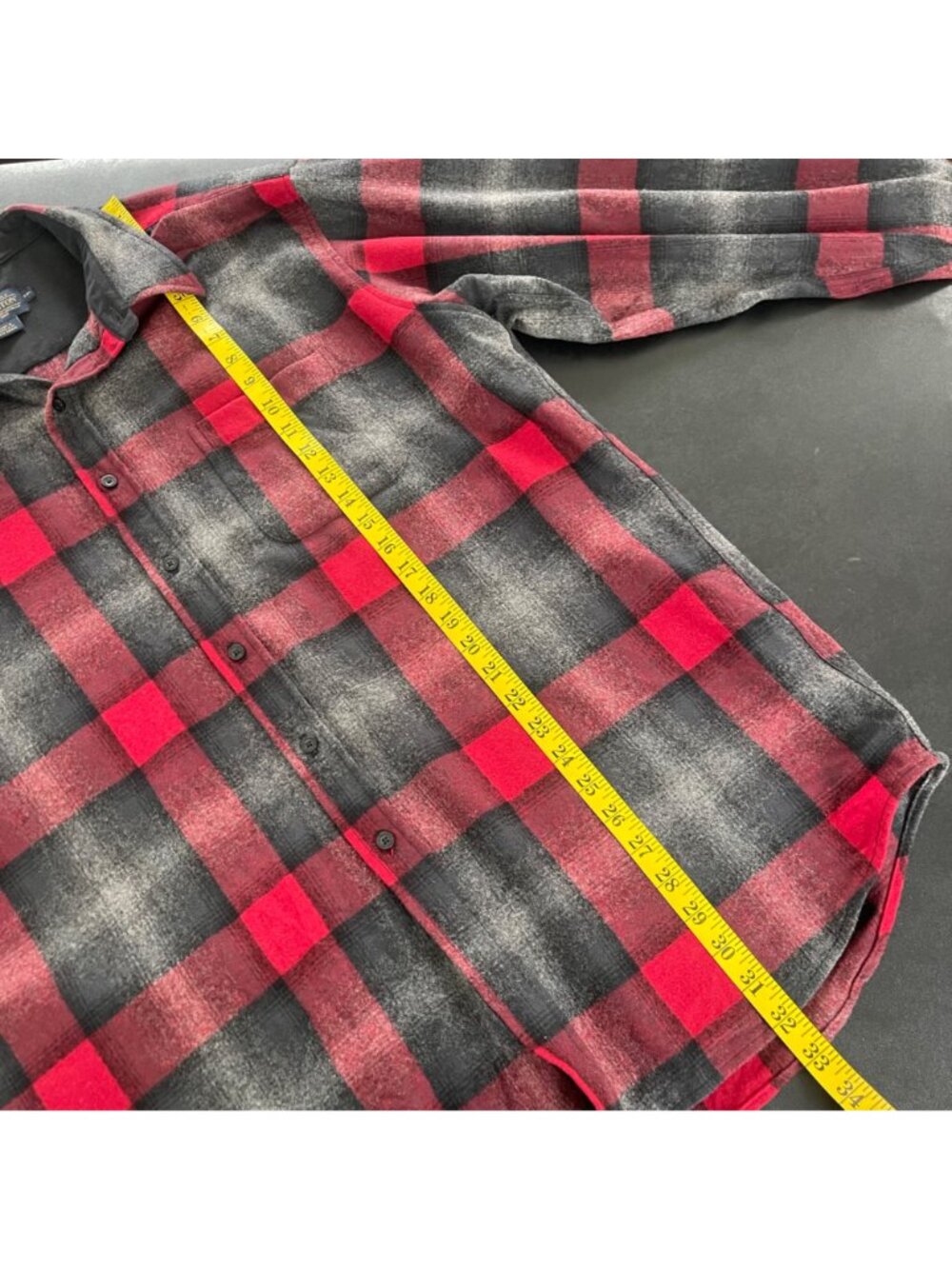 Pendleton Mens Lodge Shirt Size XXL Plaid Virgin Wool Flannel Rustic Heritage - Picture 9 of 9